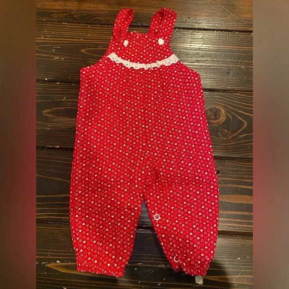 Vintage Buster Brown, infant overalls, vintage cotton overalls, 6-9 months. - Picture 1 of 4